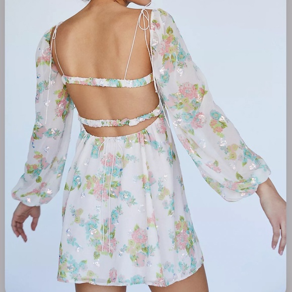 NWT FOR LOVE AND LEMONS Georgina Swing Dress - Picture 2 of 11